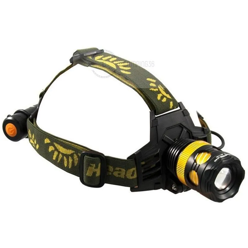 Светодиодный яркий налобный аккумуляторный фонарик для рыбалки с зарядным устройством YYC-6813A-T6 VANVAN