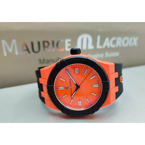 Наручные часы Maurice Lacroix AI2008-50050-300-0, черный, красный наручные часы maurice lacroix серебряный черный