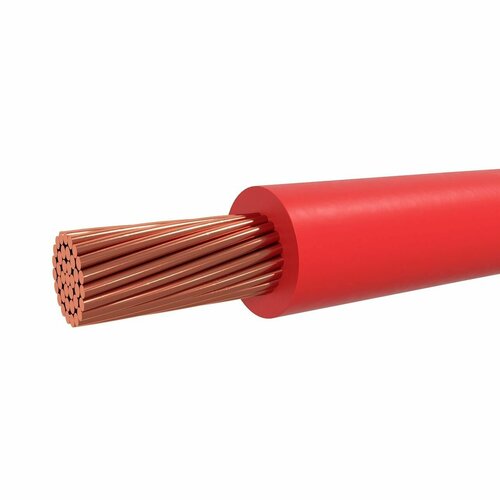 Провод электрический ПуГВ ( ПВ-3 ) красный 1 х 4 ГОСТ 31947-2012 - 15м