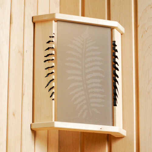 Абажур-светильник настенный для бани и сауны 