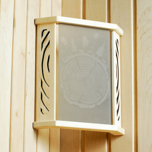 Абажур-светильник настенный для бани и сауны 