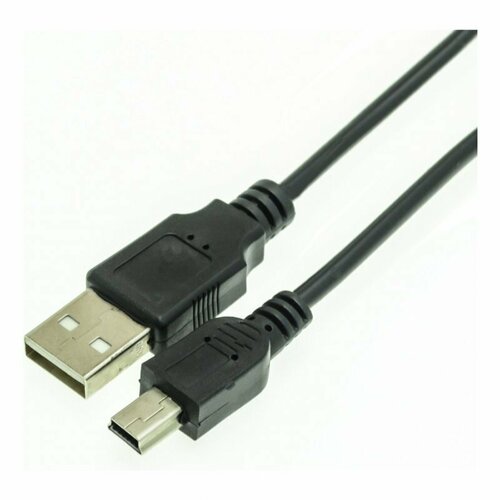 кабель telecom usb miniusb tc6911bk 1 8 м черный Дата-кабель USB-MiniUSB, 0.8 м