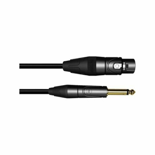 Кабель LEEM микрофонный XLR female, моно jack 6,3, 5м (MHI-5) leem mhi 5 микрофонный кабель 5 м