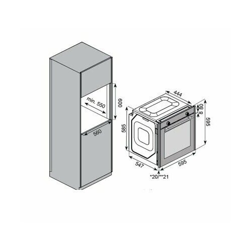 Электрический духовой шкаф Kuppersberg KSO 610 W