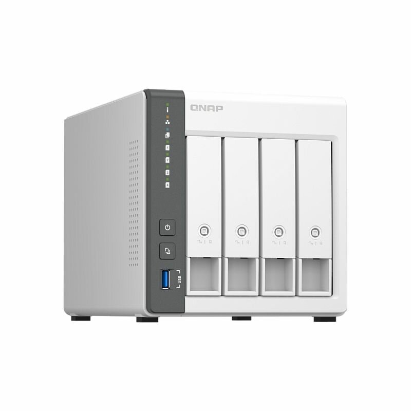 Сетевое хранилище NAS QNAP D4 (Rev. C), официальная гарантия — фото 1