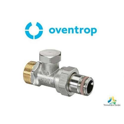 Вентиль на обратную подводку Oventrop Combi 2 1/2НРx3/4НР, прямой oventrop вентиль на обратную подводку combi 2 прямой 1 2 с наружной резьбой со стороны трубопровода 3 4 art 1091172