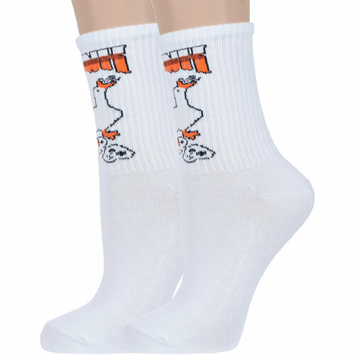 фото Носки красная ветка 2 пары, размер 20-22, белый