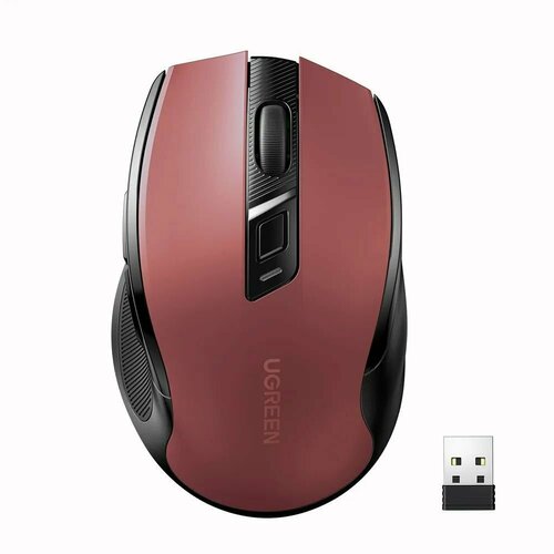 Мышь UGREEN MU006 (25752) Ergonomic Wireless Mouse 2.4G 4000DPI Silence