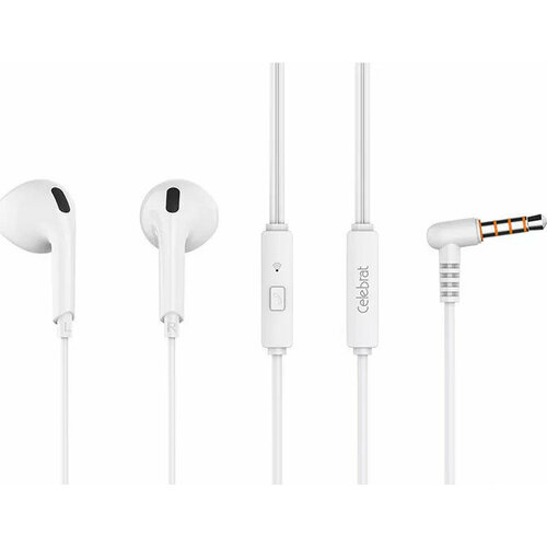 Наушники Celebrat G20 белый 563₽