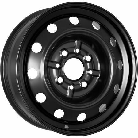 Колесный штампованный диск ТЗСК Тольятти ВАЗ 2112 R14x5.5 4x98 ET35 CB58.6 Black