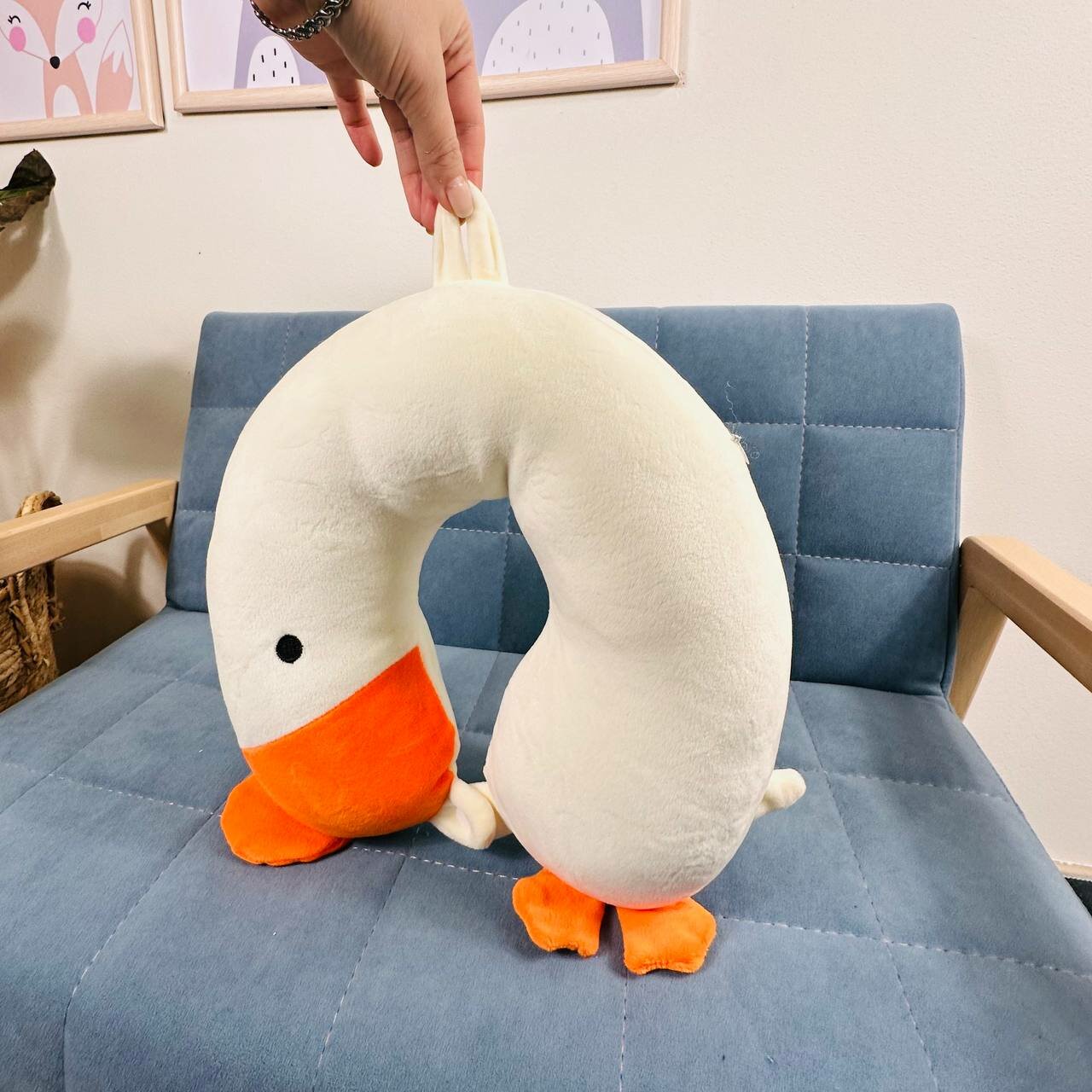 фото Подушка для путешествий/Подушка Авокадо/Пикачу/Акула/Дорожная подушка 30 см