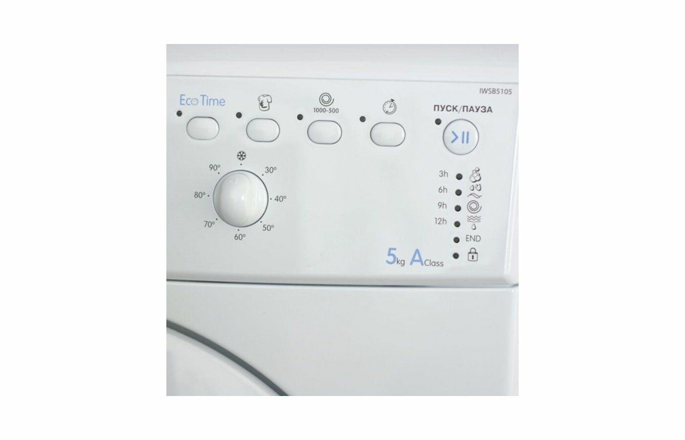 Стиральная машина INDESIT IWSB 5105(CIS) белый (F062910) - фотография № 6