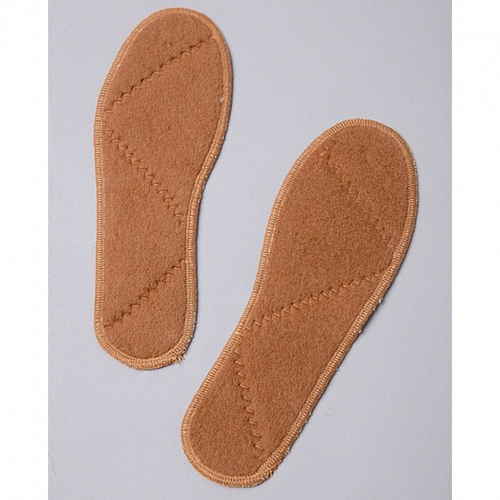 Стельки, 100% верблюжий войлок, размер 43 (Рыжий)