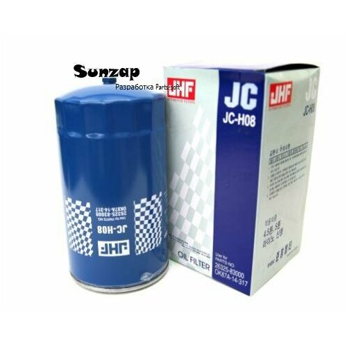 JHF JC-H08 Фильтр масляный HYUNDAI HD120, AeroTown дв. D6DA19/22 (JC-H08) JHF
