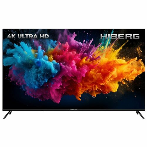 Телевизор HIBERG 65Y UHD, диагональ 65 дюймов, Ultra HD 4K, HDR, Smart TV, голосовое управление Алиса