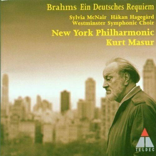 AUDIO CD BRAHMS: Ein Deutsches Requiem. / Sylvia McNair, Hakan Hagegard, New York Philharmonic audio cd brahms ein deutsches requiem harolyn blackwell david wilson johnson london symphony chorus lso previn