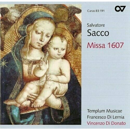 Sacco: Missa 1607. 1 CD vespro della beata vergine cantus c