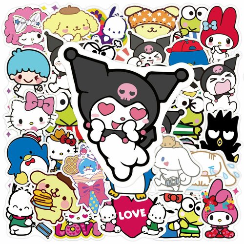 Наклейки Помпомпурин Санрио для телефона, планшета, гаджета и творчества. Voropaeva11