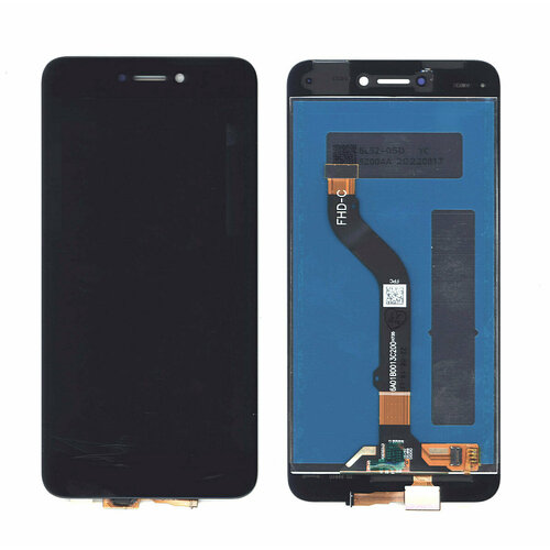 Дисплей для Huawei Honor 8 Lite, P8 Lite 2017, Nova Lite 3 черный смартфон huawei nova 9 se 8 128gb crystal blue jln lx1