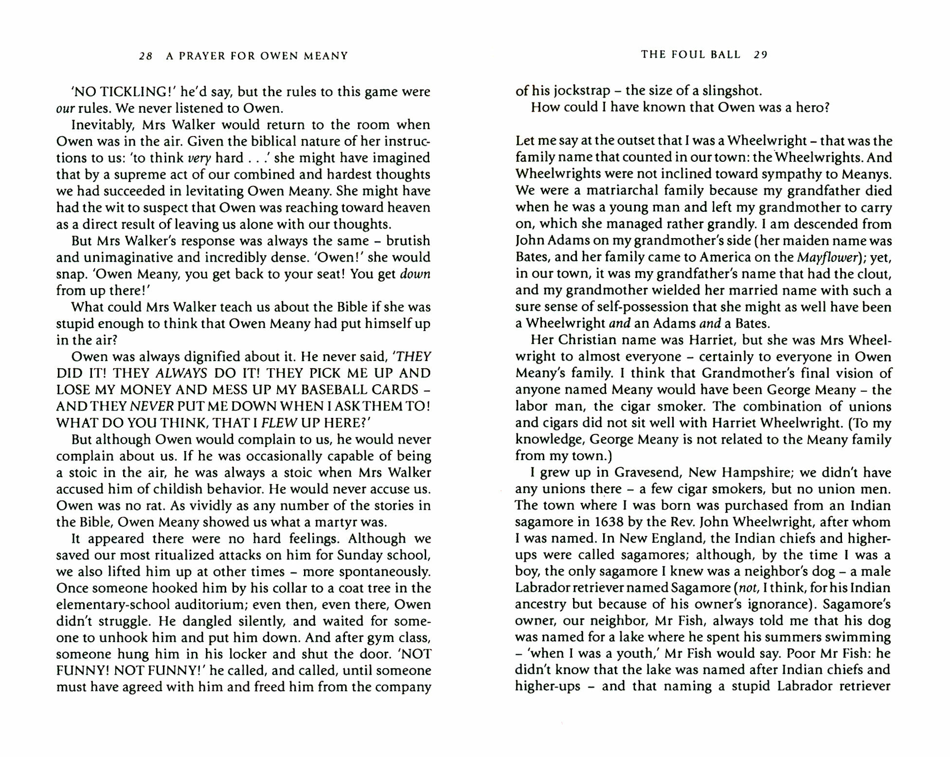 A Prayer For Owen Meany (Irving John) - фото №3