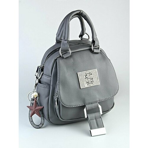 фото Рюкзак , фактура гладкая, серый babak