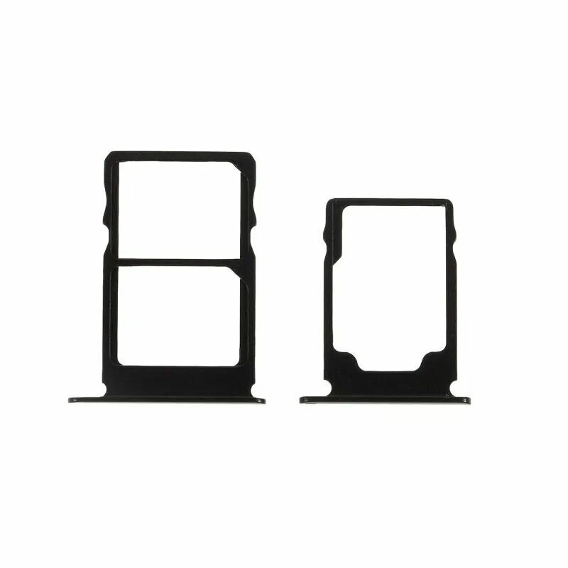 Держатель сим карты (sim лоток) для Nokia 3.1 черный