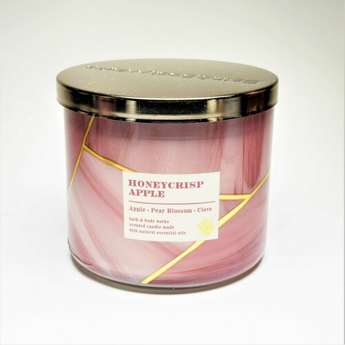 Bath and Body Works свеча ароматическая с 3-мя фитилями Honeycrisp Apple