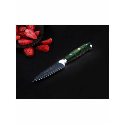 Кухонный нож овощной 9 см Зеленый D.JS G613512