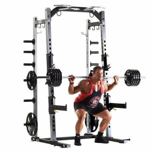 фото Силовой тренажер tuffstuff pro xl half rack pxls-7910 (односторонняя силовая рама)