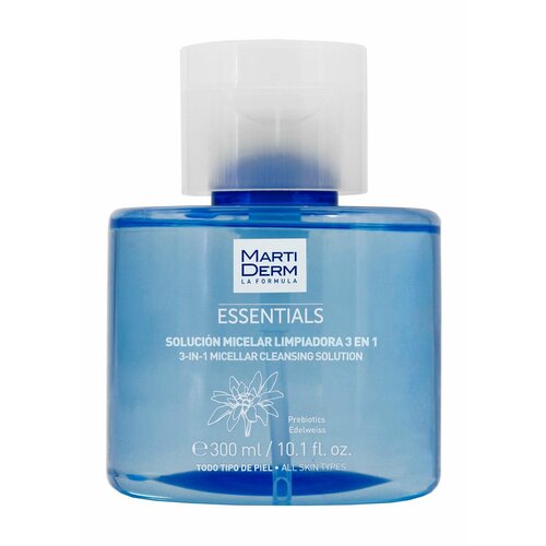 Очищающий мицеллярный раствор 3-в-1 300 мл MartiDerm 3-in-1 Micellar Cleansing Solution 3958₽