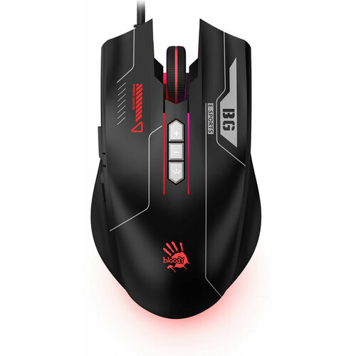 Мышь A4Tech Bloody ES7 черный оптическая 6200dpi USB 8but 210000₽