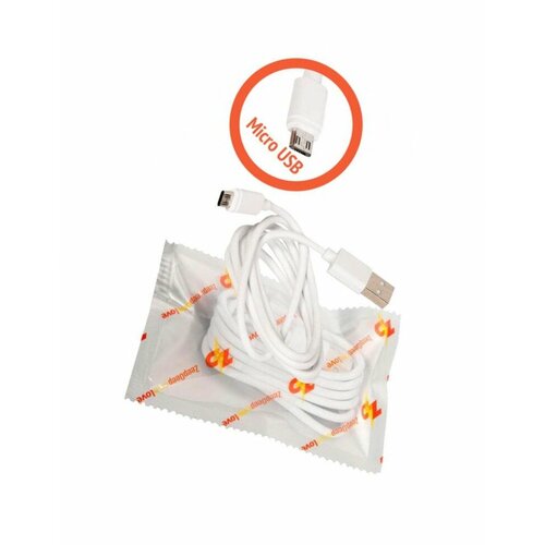 Cable / Кабель Micro USB ZeepDeep OneLove 3A FastCharging, 1m, white