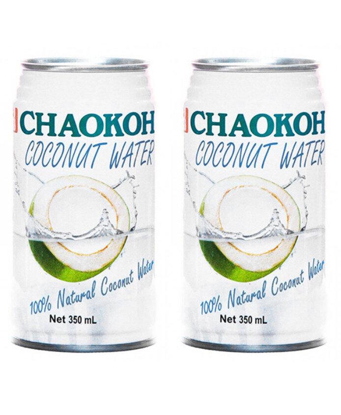 Chaokoh Кокосовая вода, 350 мл, 2 шт