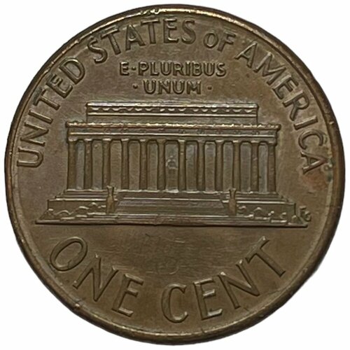 США 1 цент 1989 г. (Memorial Cent, Линкольн) (Лот №3)