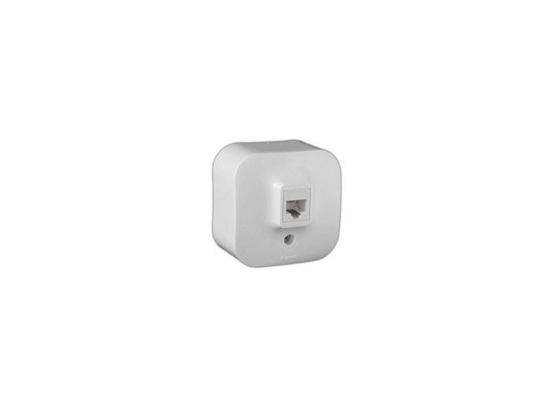 Розетка LEGRAND Quteo RJ 11 белая - фото №11