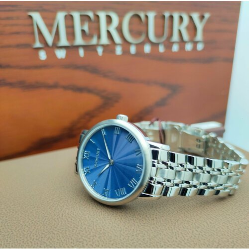 фото Наручные часы, синий mercury