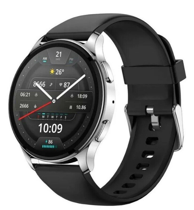 Смарт-часы Amazfit Pop 3S Metallic Silver