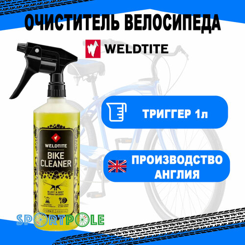 фото Очиститель 7-03128 для вело универс. mixed dirtwash (lime/lemon) 1л с триггером (12) weldtite (англия)