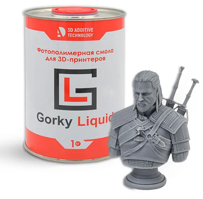 Фотополимерная смола Gorky Liquid ART, серая (1 кг)