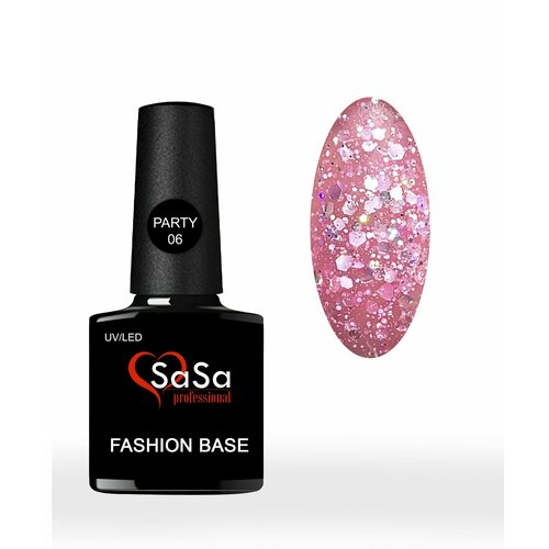 SaSa Цветная база Fashion Base PARTY 06, 8 ml