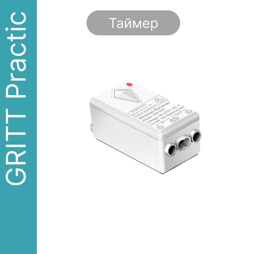 Реле GRITT Practic 1 линия с таймером 220В1000Вт A240002R 190300₽