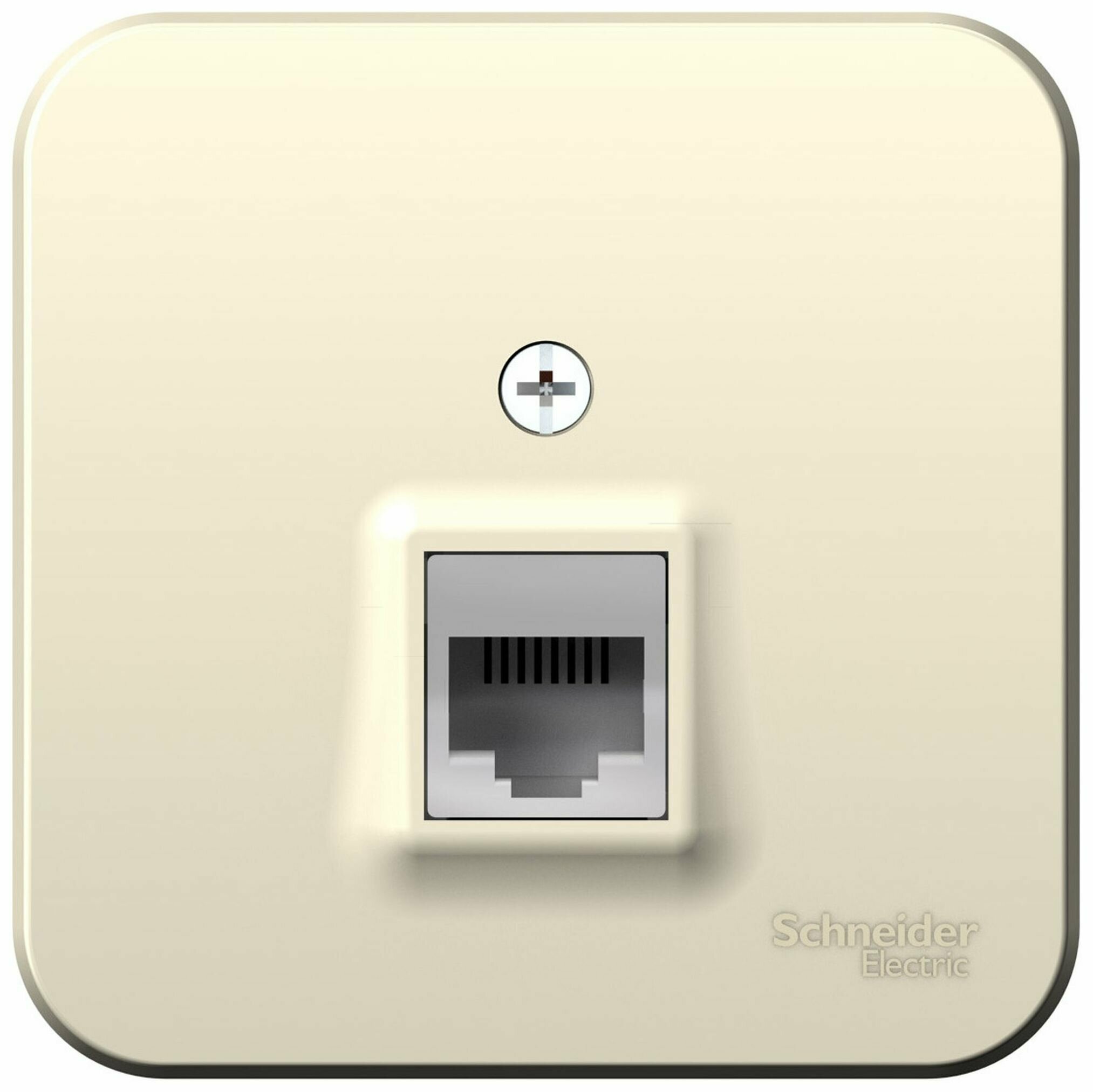 Blanca BLNIA045002 Розетка компьютерная (RJ45, в сборе, открытая установка, молоко) Schneider Electric - фото №4