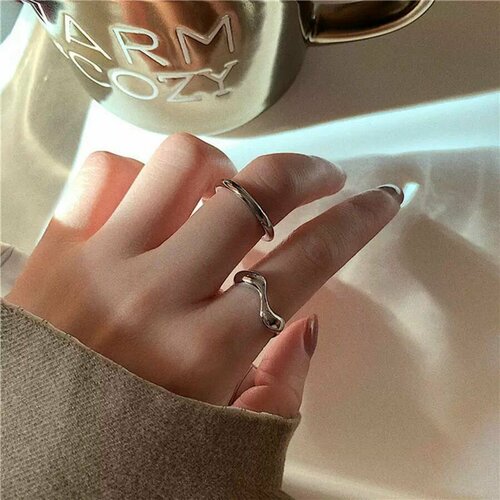 фото Кольцо, серебряный нет бренда