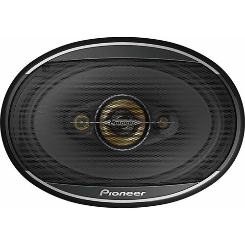 Колонки автомобильные Pioneer TS-A6978S 650Вт 92дБ 4Ом 15x23см 6x9дюйм ком2кол коаксиальные четырехполосные 6910₽
