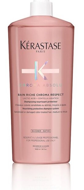 Kerastase Bain Riche Chroma Respect - Насыщенный шампунь-ванна для окрашенных волос 1000 мл