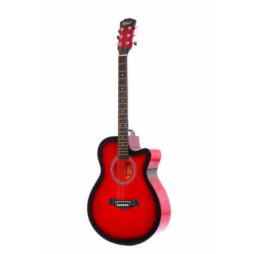 Акустическая гитара Belucci BC4010 RDS, красная, глянцевая,40" дюймов