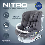 Автокресло Rant Nitro isofix UB619 группа 0+/1/2/3 от 0 до 12 лет вес 0-36 кг рост 40-145 см, Grey