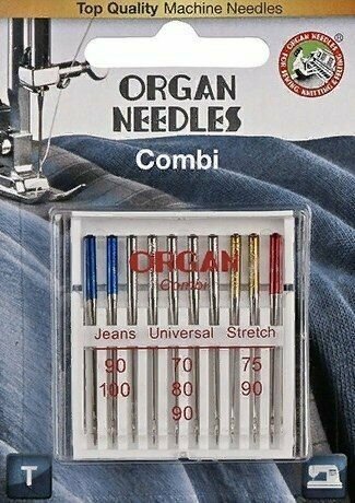 Иглы ORGAN универсальные 10/COMBI Blister