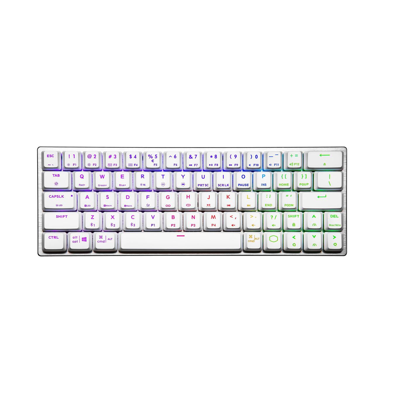 Клавиатура Cooler Master SK622 White / TTC Low Red, RU (SK-622-SKTR1-RU)