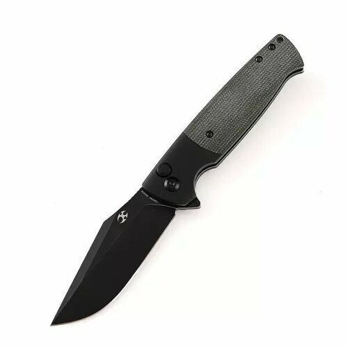 фото Складной нож shikari sbl kansept, сталь 154cm, рукоять микарта, зеленый kansept knives